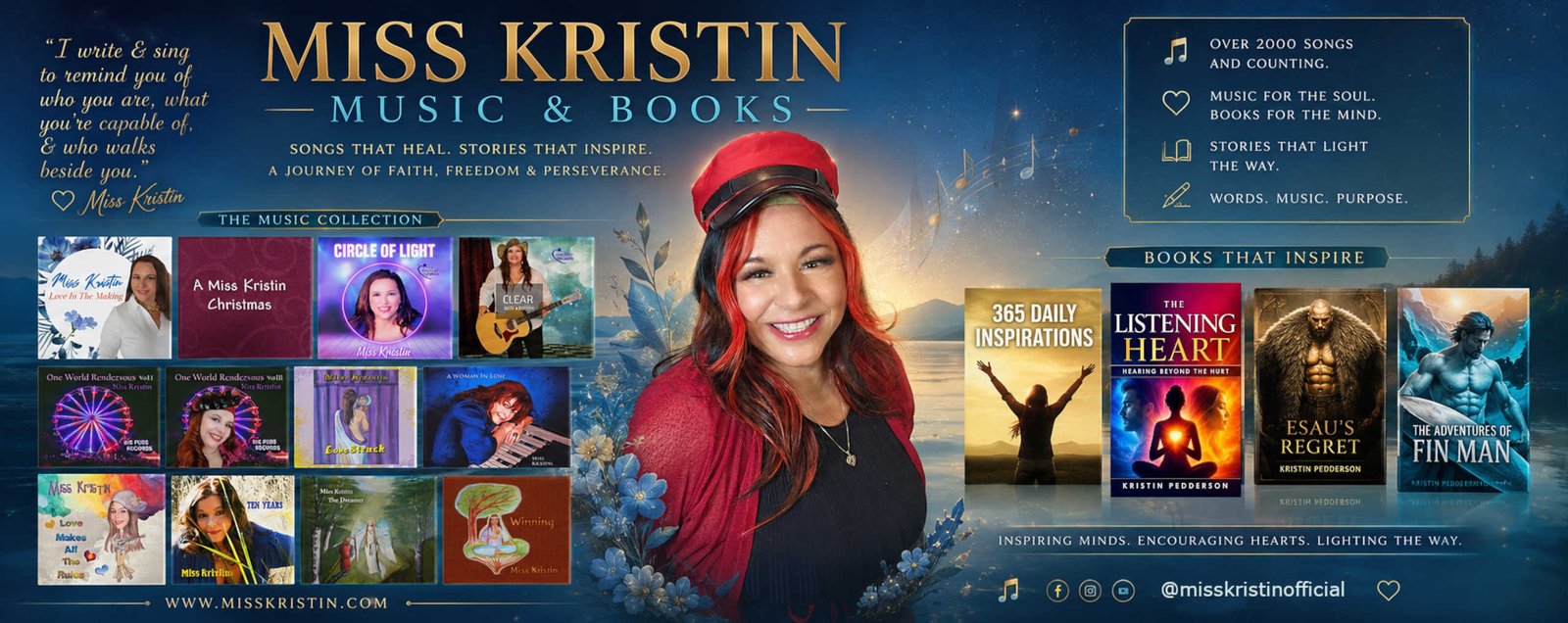 Kristin Pedderson, Miss Kristin, 2026, banner